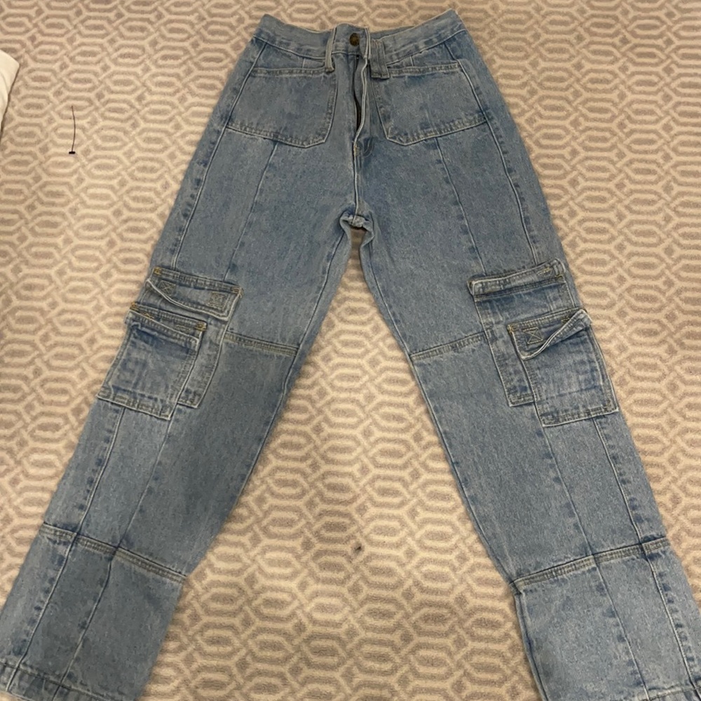 Jean Cargo Pants